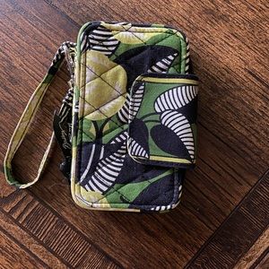 La Neon Rose Vera Bradley Wristlet